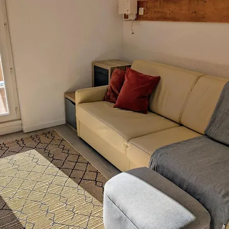 Cozy T1 With Balcony On The Snow Front Appartement Les Deux Alpes