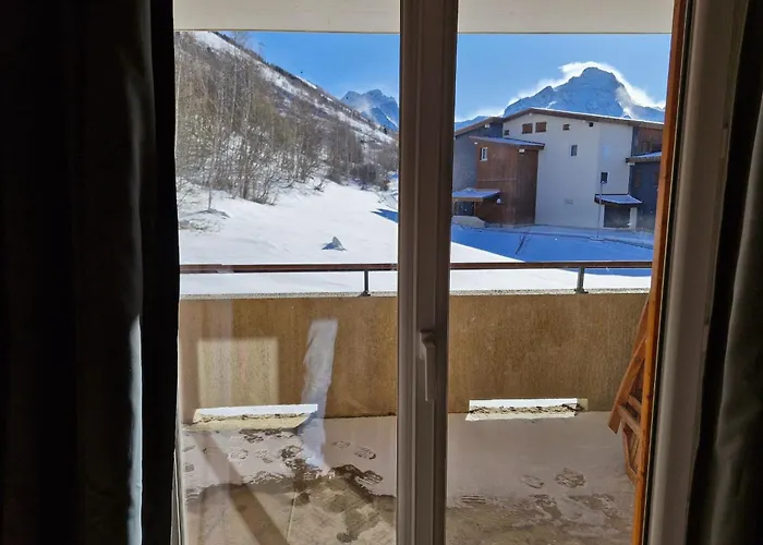 Cozy T1 With Balcony On The Snow Front * Les Deux Alpes